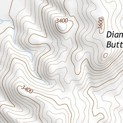 43117SE Page 38 Mahogany Mountain Topo Preview 3