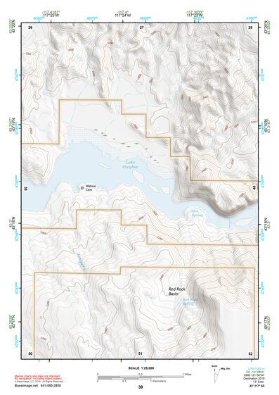 43117SE Page 39 Mahogany Mountain Topo Preview 1