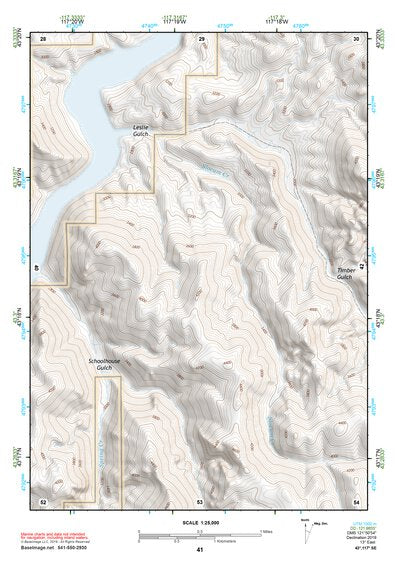 43117SE Page 41 Mahogany Mountain Topo Preview 1