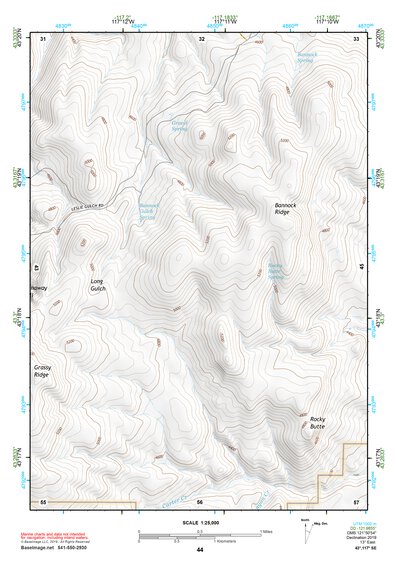 43117SE Page 44 Mahogany Mountain Topo Preview 1