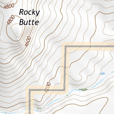 43117SE Page 45 Mahogany Mountain Topo Preview 3