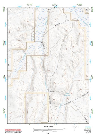 43117SE Page 46 Mahogany Mountain Topo Preview 1