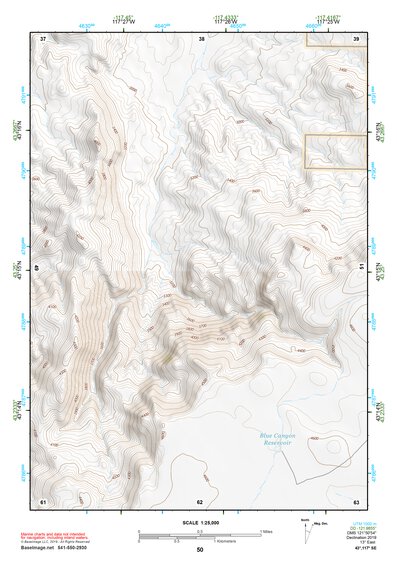 43117SE Page 50 Mahogany Mountain Topo Preview 1
