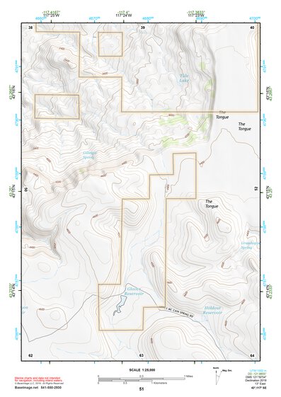 43117SE Page 51 Mahogany Mountain Topo Preview 1