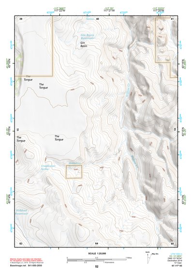43117SE Page 52 Mahogany Mountain Topo Preview 1