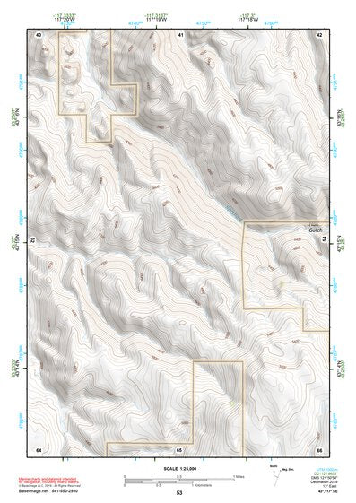 43117SE Page 53 Mahogany Mountain Topo Preview 1