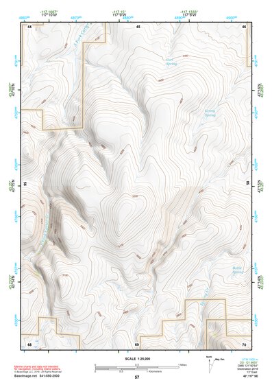 43117SE Page 57 Mahogany Mountain Topo Preview 1