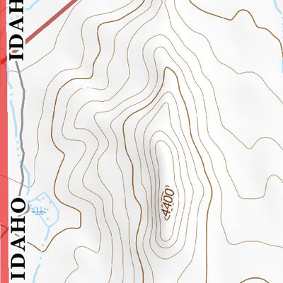 43117SE Page 60 Mahogany Mountain Topo Preview 2