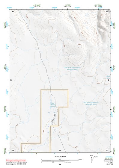 43117SE Page 64 Mahogany Mountain Topo Preview 1