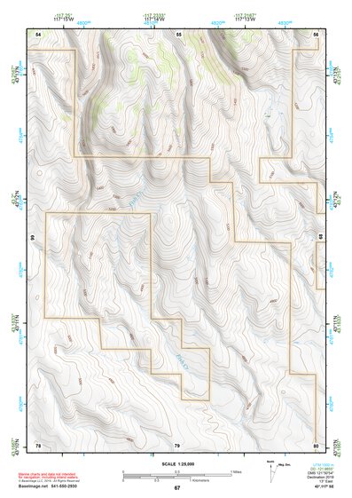 43117SE Page 67 Mahogany Mountain Topo Preview 1