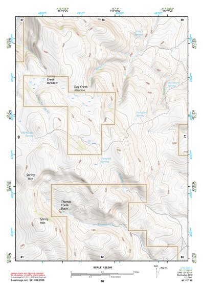 43117SE Page 70 Mahogany Mountain Topo Preview 1