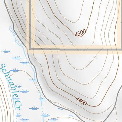43117SE Page 77 Mahogany Mountain Topo Preview 3