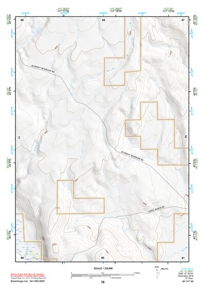 43117SE Page 78 Mahogany Mountain Topo Preview 1