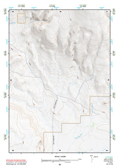 43117SE Page 81 Mahogany Mountain Topo Preview 1