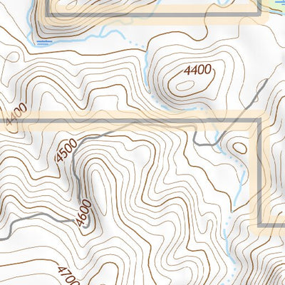 43117SE Page 84 Mahogany Mountain Topo Preview 3