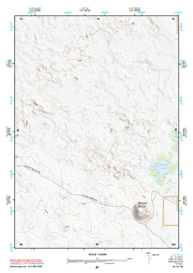 43117SE Page 87 Mahogany Mountain Topo Preview 1