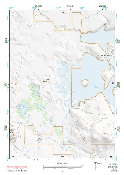 43117SE Page 88 Mahogany Mountain Topo Preview 1