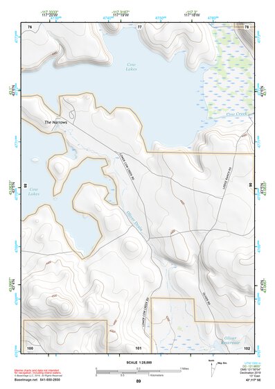 43117SE Page 89 Mahogany Mountain Topo Preview 1