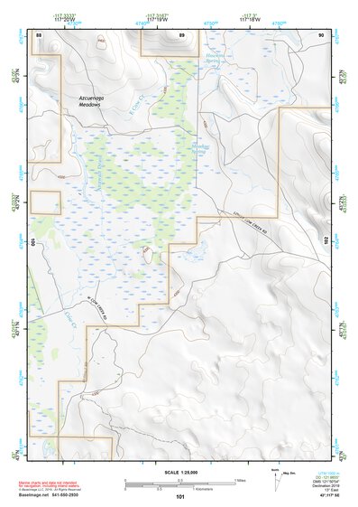 43117SE Page 101 Mahogany Mountain Topo Preview 1