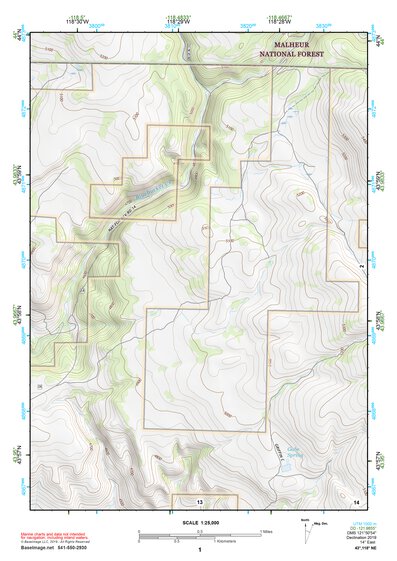 43118NE Page 1 Stinkingwater Mountains Topo Preview 1