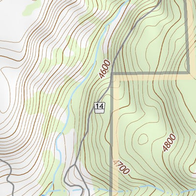 43118NE Page 1 Stinkingwater Mountains Topo Preview 3
