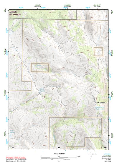 43118NE Page 2 Stinkingwater Mountains Topo Preview 1