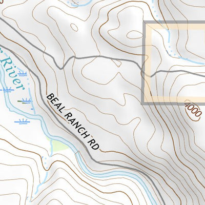 43118NE Page 7 Stinkingwater Mountains Topo Preview 3