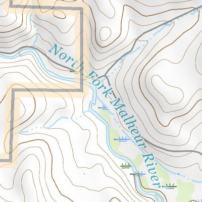 43118NE Page 8 Stinkingwater Mountains Topo Preview 2