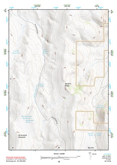43118NE Page 12 Stinkingwater Mountains Topo Preview 1