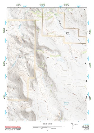 43118NE Page 13 Stinkingwater Mountains Topo Preview 1
