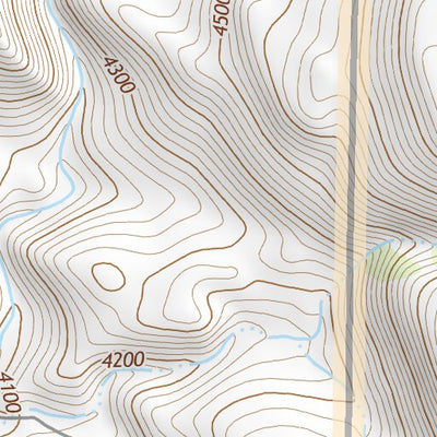 43118NE Page 13 Stinkingwater Mountains Topo Preview 3