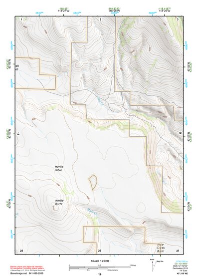 43118NE Page 14 Stinkingwater Mountains Topo Preview 1