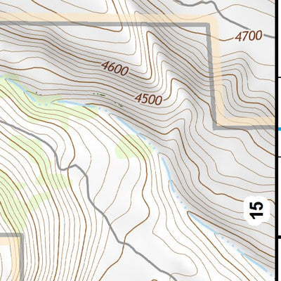 43118NE Page 14 Stinkingwater Mountains Topo Preview 3