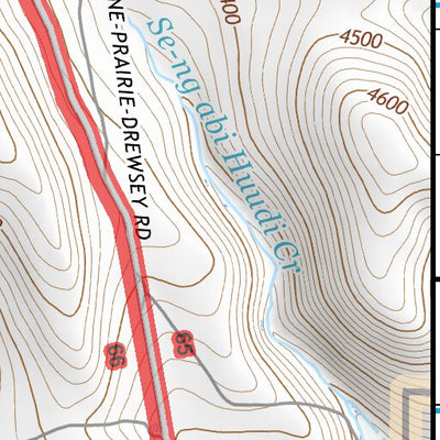 43118NE Page 16 Stinkingwater Mountains Topo Preview 3