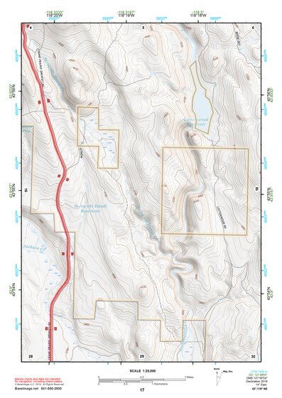 43118NE Page 17 Stinkingwater Mountains Topo Preview 1