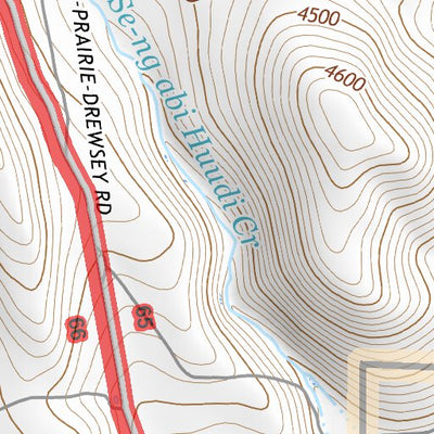 43118NE Page 17 Stinkingwater Mountains Topo Preview 3