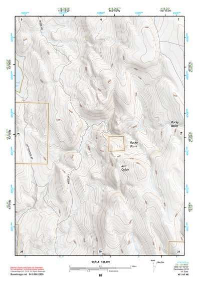 43118NE Page 18 Stinkingwater Mountains Topo Preview 1