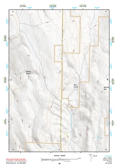 43118NE Page 19 Stinkingwater Mountains Topo Preview 1