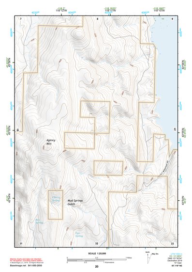 43118NE Page 20 Stinkingwater Mountains Topo Preview 1