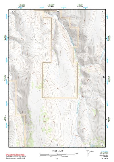 43118NE Page 23 Stinkingwater Mountains Topo Preview 1