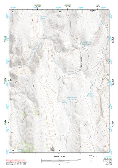 43118NE Page 24 Stinkingwater Mountains Topo Preview 1
