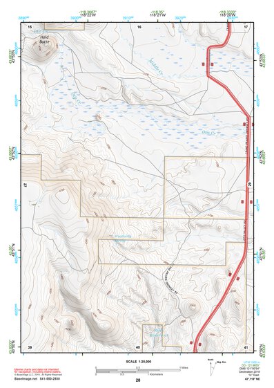 43118NE Page 28 Stinkingwater Mountains Topo Preview 1