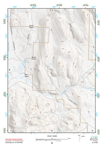 43118NE Page 30 Stinkingwater Mountains Topo Preview 1