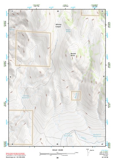 43118NE Page 34 Stinkingwater Mountains Topo Preview 1
