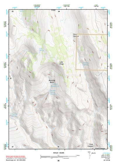 43118NE Page 36 Stinkingwater Mountains Topo Preview 1