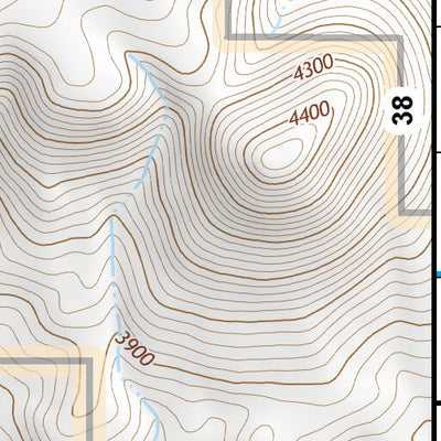 43118NE Page 37 Stinkingwater Mountains Topo Preview 3