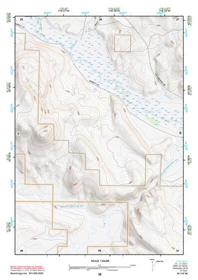 43118NE Page 38 Stinkingwater Mountains Topo Preview 1