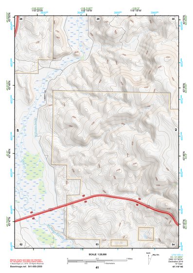 43118NE Page 41 Stinkingwater Mountains Topo Preview 1