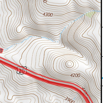 43118NE Page 41 Stinkingwater Mountains Topo Preview 3