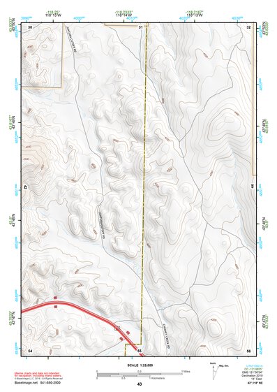 43118NE Page 43 Stinkingwater Mountains Topo Preview 1